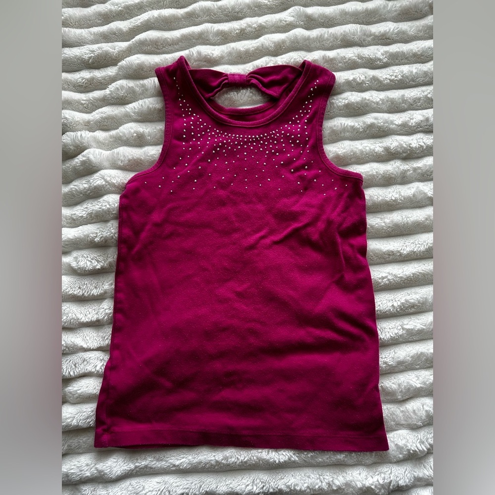 Faded glory size 10-12 rhinestone pink shirt